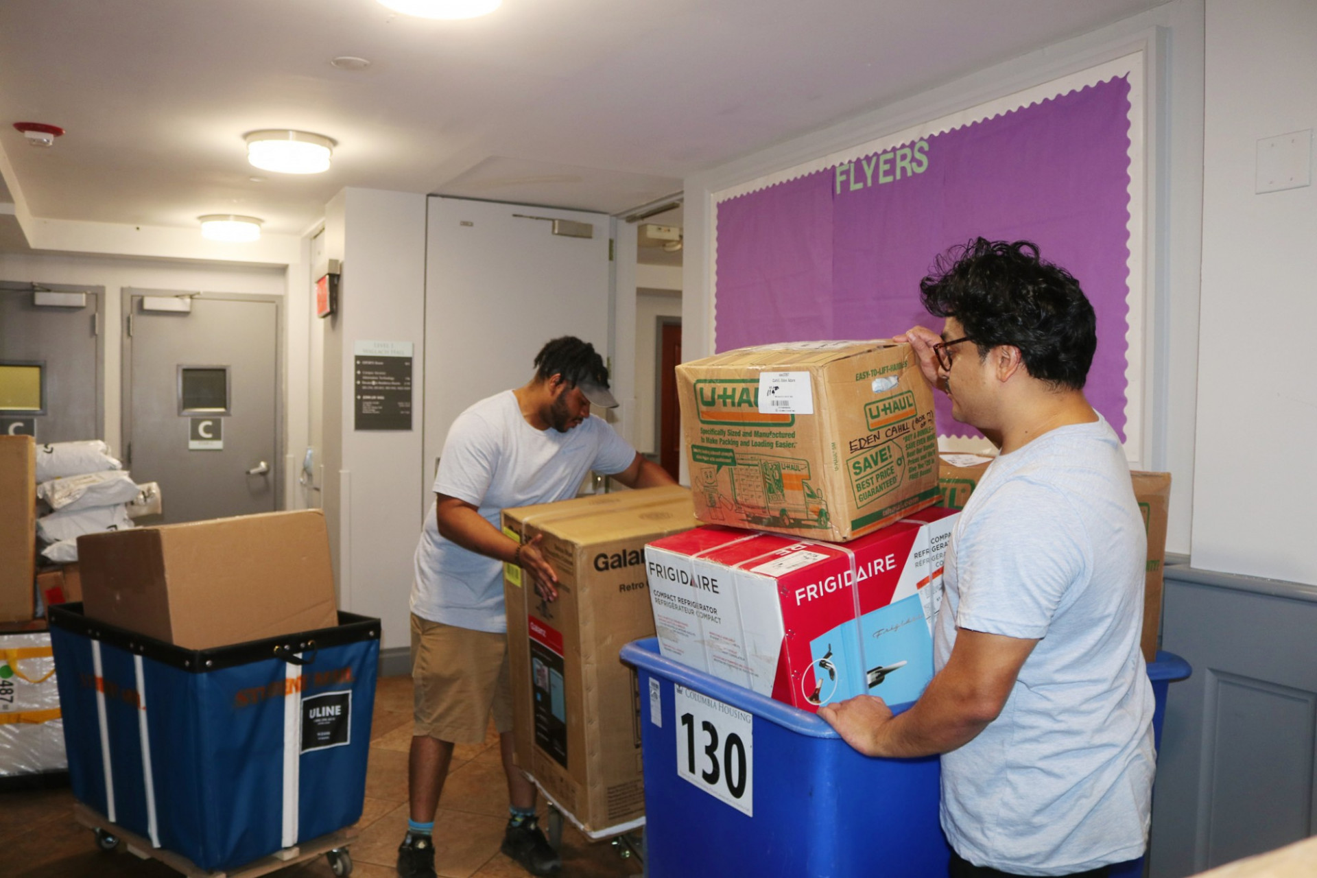 Columbia Mail Delivered Nearly 9,000 Packages to Student Rooms During PreDelivery Columbia Mail